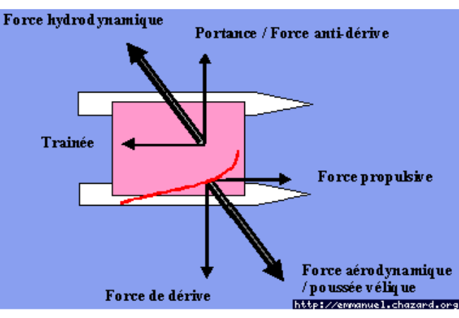 force aérodynamique et hydrodynamique