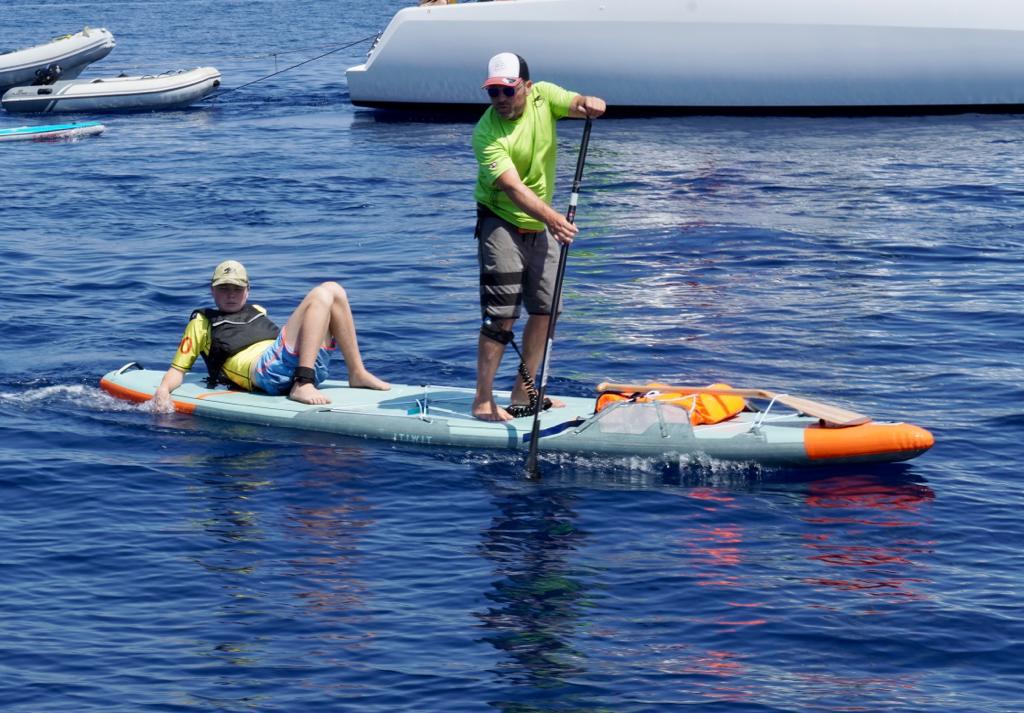 paddle inclusion handicap Toulon Paddle Bleu YCT